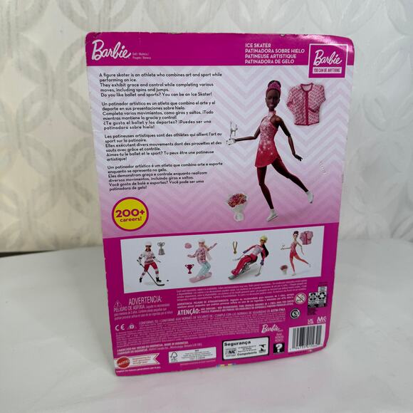 Mattel Barbie You Can Be Anything African American Ice Skater - Picture 6 of 6